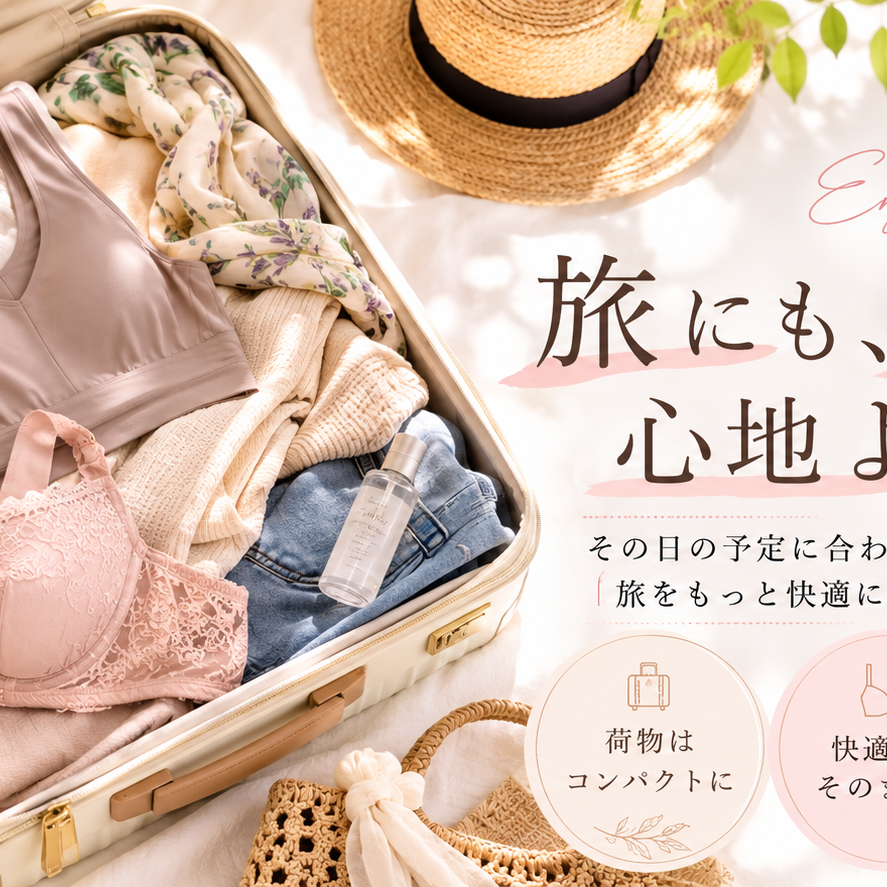 旅にも、胸にも、心地よく。