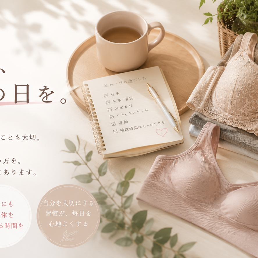 ブラにも、お休みの日を。