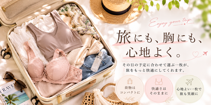 旅にも、胸にも、心地よく。