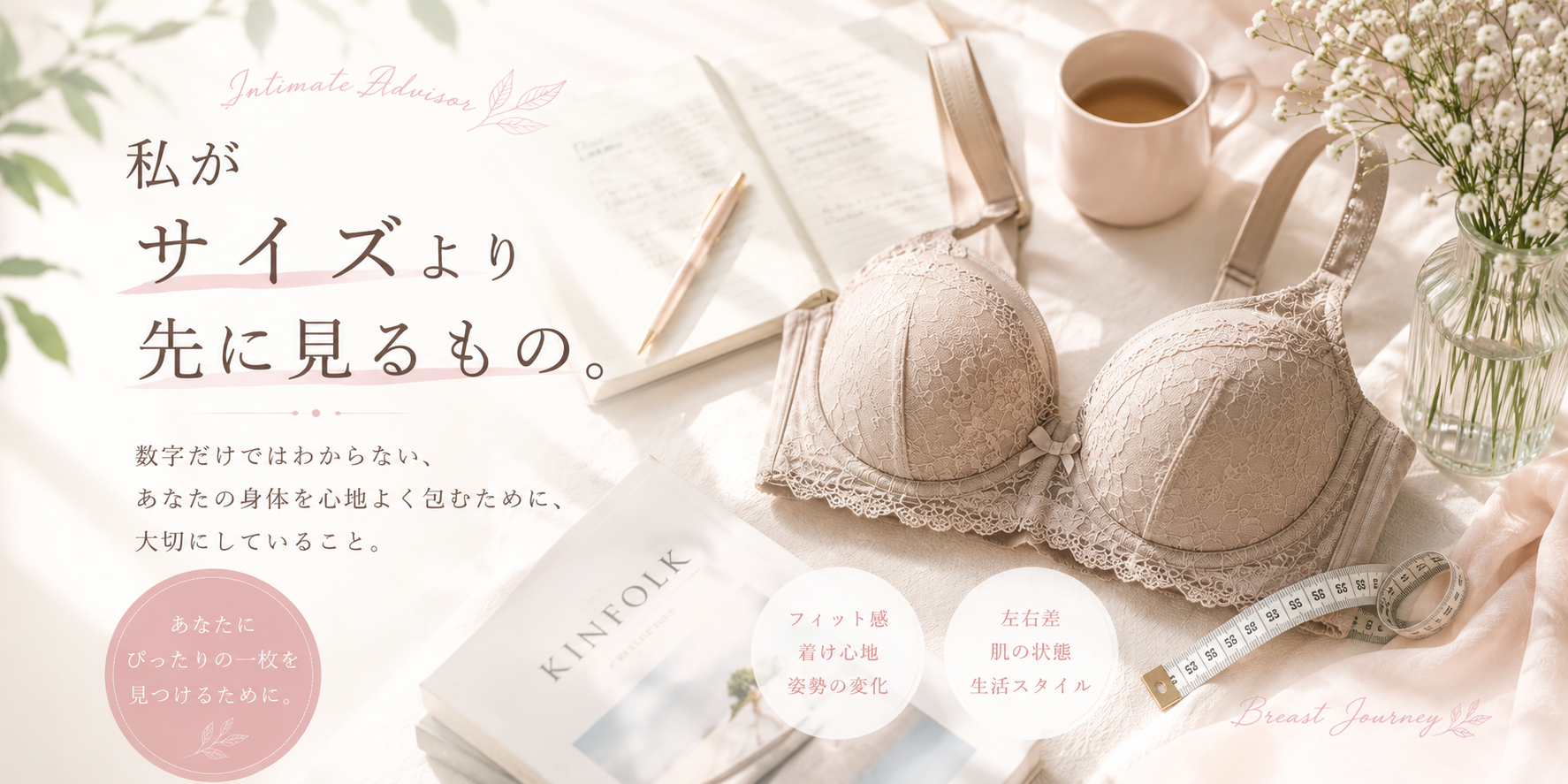 私がサイズより先に見るもの。