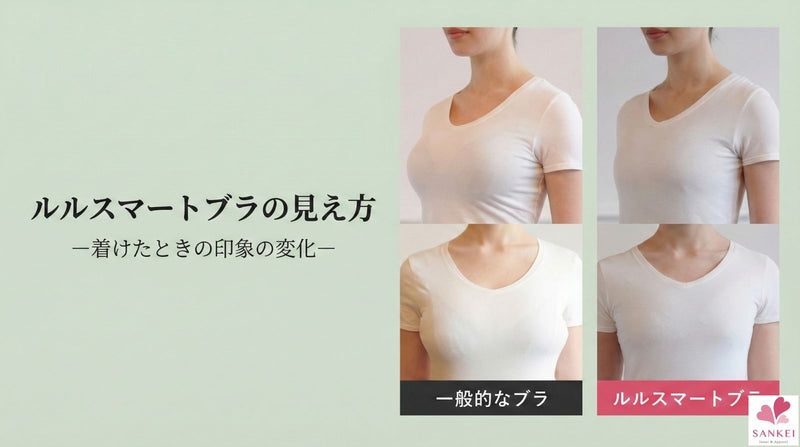 着けたときの印象の変化