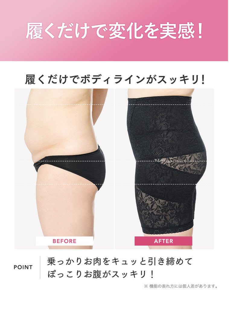 ハイウエスト骨盤ガードル 日本製 お腹まわり・ヒップラインを整える