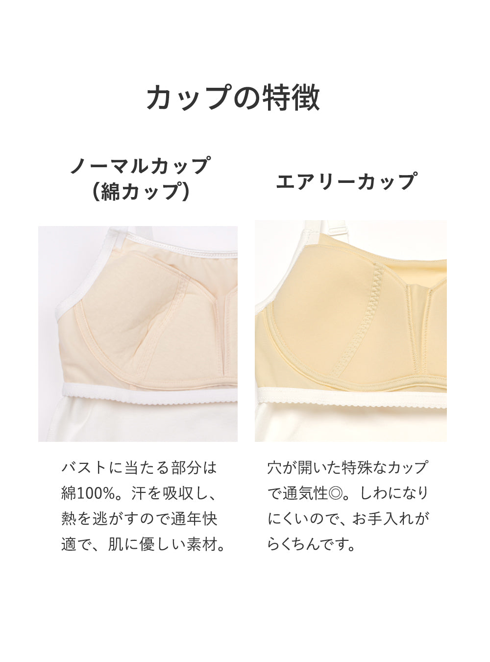 胸を小さく見せるブラトップ 冷感 夏も快適 大きい胸向け｜ルル